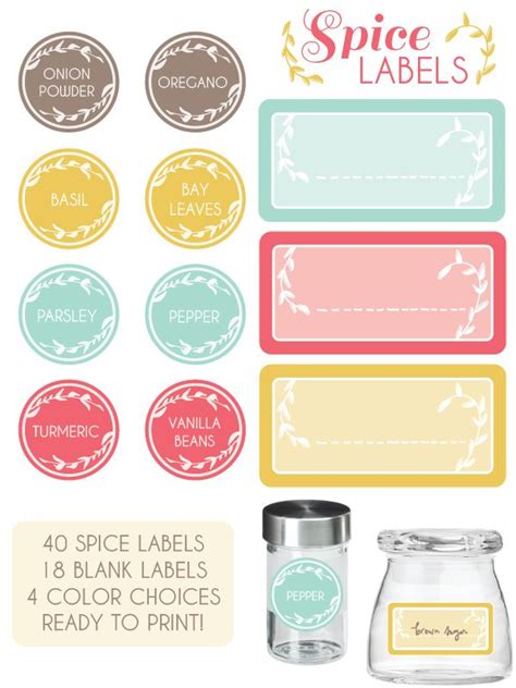 Free Label Templates For Jars Label Printable Images Gallery Category