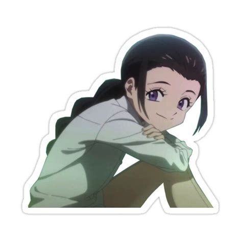 Young Isabella The Promised Neverland Sticker By Kawaiicrossing