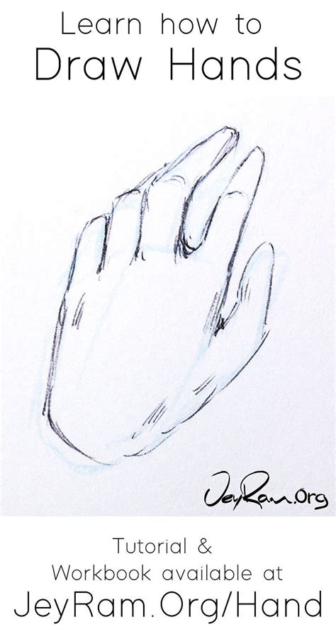 How To Draw Hands Step By Step Tutorial In 2020 How To Draw Hands