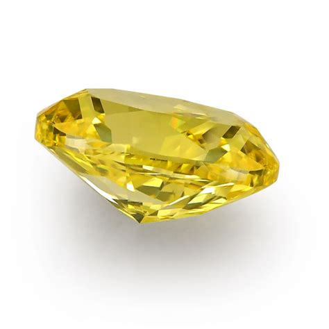 201 Carat Fancy Vivid Yellow Diamond Oval Shape If Clarity Gia