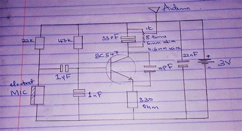 F M Transmitter Circuit Diagram