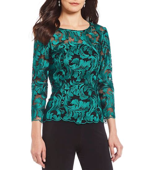 Alex evenings tops best sale dillards