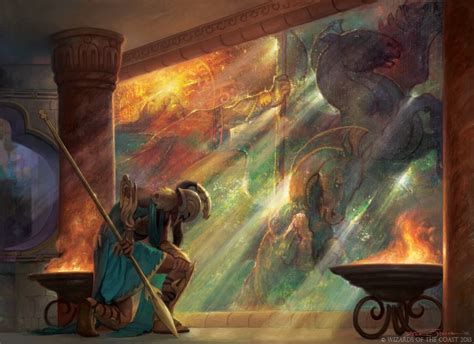 Chosen By Heliod Mtg Art From Theros Set By Zack Stella Art Of Magic