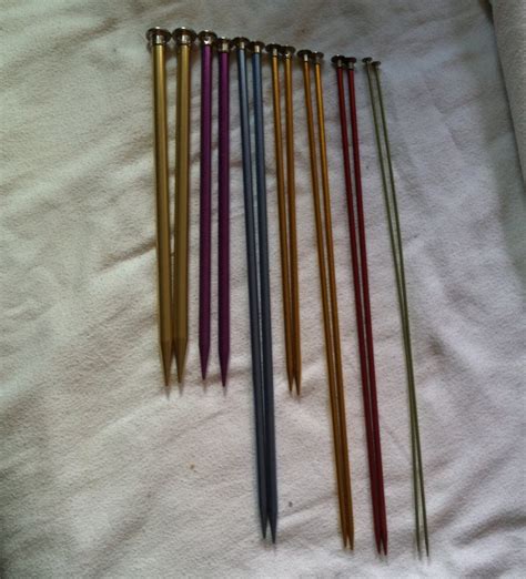 Boye Aluminum Knitting Needles Lot Of 7 Pairs