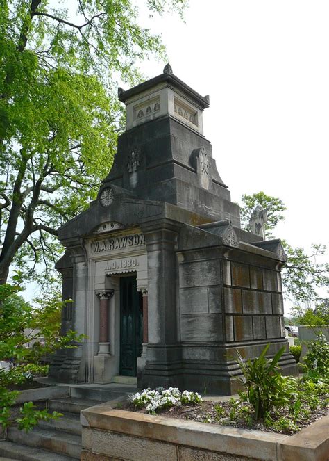 Atlanta Ga Oakland Cemetery Rawson Mausoleum Founded As A Flickr