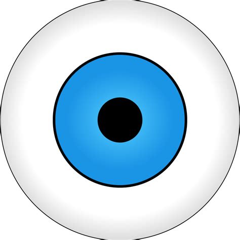 Free Clip Art Olho Azul Blue Eye By Tonlima