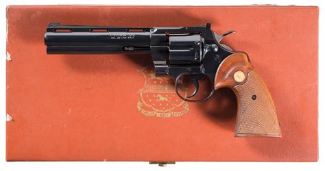 Extremely Rare Colt Python Double Action Revolver In 22 Lr Rock