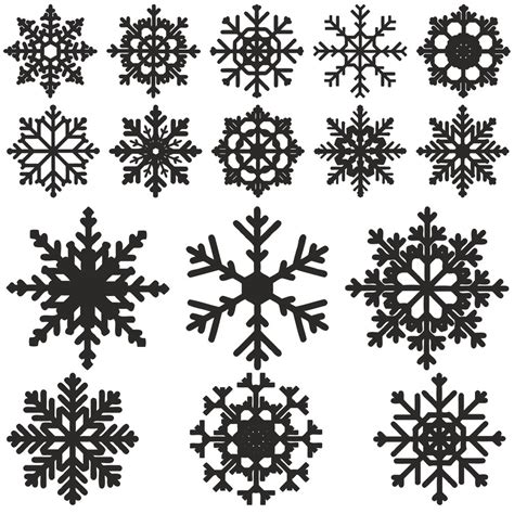 Snowflake Vector Free Vector Cdr Download