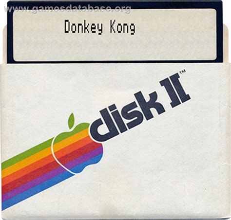 Donkey Kong Apple Ii Artwork Disc