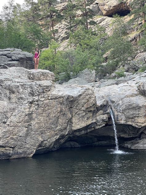the best secluded swimming in south dakota hippie hole