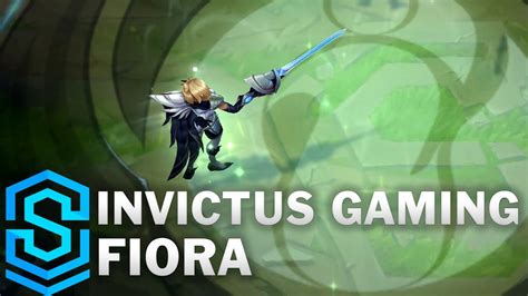 Invictus Gaming Fiora Skin Spotlight League Of Legends Youtube