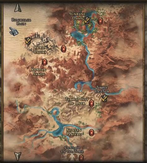 Grim Dawn Map Showing Unrestored Shrine Silopethereal