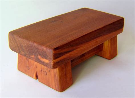 Mini Wood Foot Stool Safe And Stable Step Up For Kids