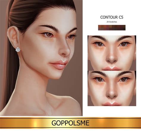 Gpme Gold Face Contour C5 Goppolsme On Patreon Gold Face Face