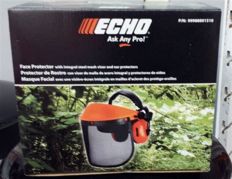 This helmet is easily one of the best professional forestry helmets on the market. Echo safety equipment at DNR!