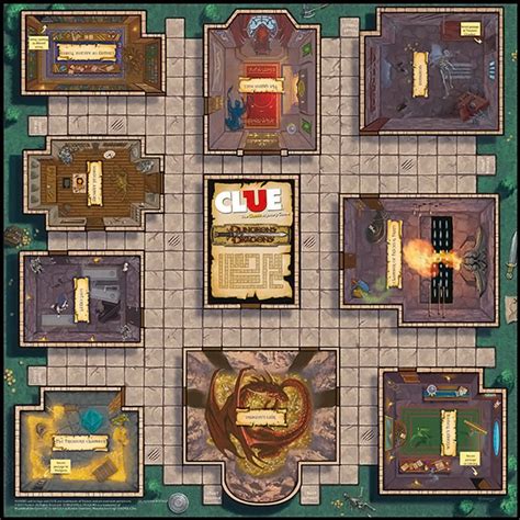 I wanted a challenge room. Dungeons & Dragons Clue