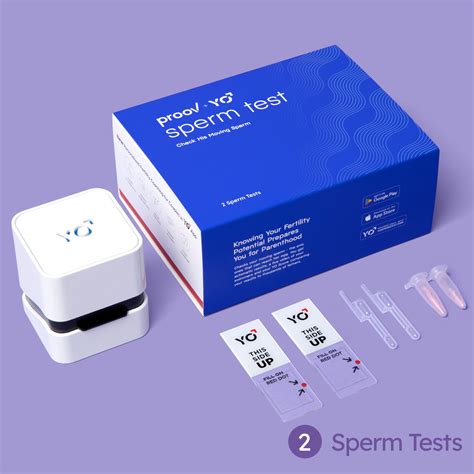 Sperm Test At Home Yo Male Fertility Test Proov