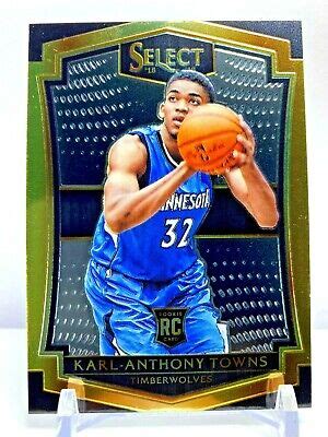 Panini Select Rookie Premier Level Karl Anthony Towns No Ebay