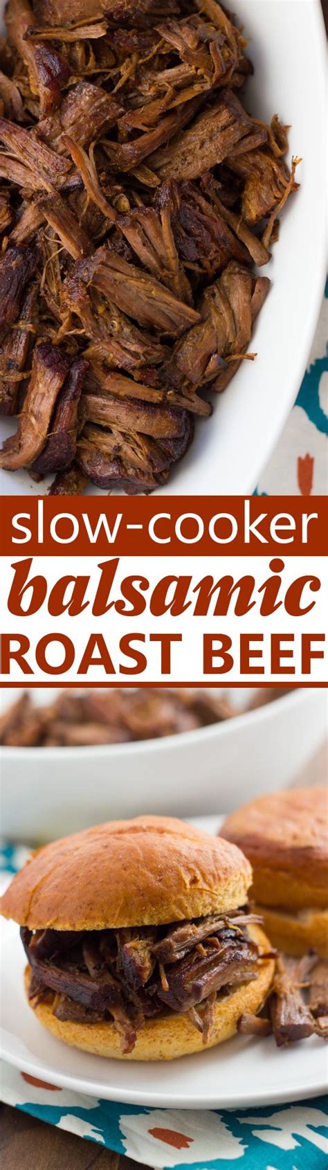 Set aside the browned beef roast. Slow-Cooker Balsamic Roast Beef (Gluten-Free) | Recipe ...