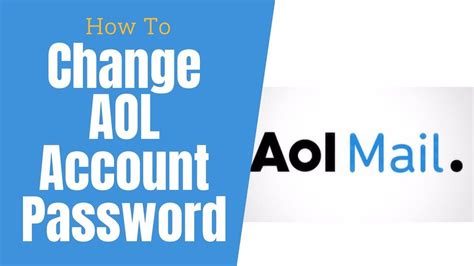 Change Aol Mail Login Password Aol Mail Password Aol Com Youtube