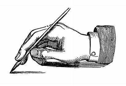 Writing Clip Hand Graphic Pen Holding Antique