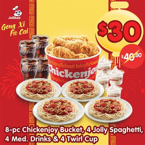 Jollibee Promotions And Coupons For Jan 2020 Cny Meals From 8 Sgdtips