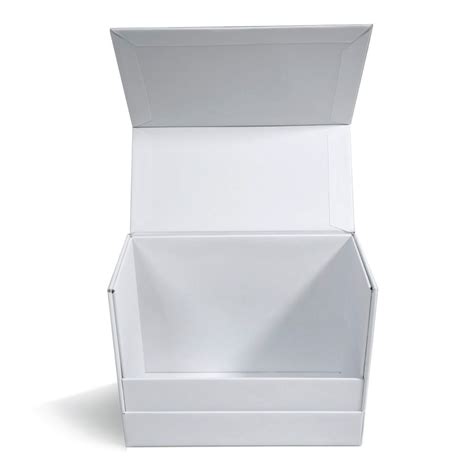 These boxes ship flat but have a glue strip with an easy. Rigid Flip Top Gift Boxes 8" x 4" x 8" - Custom Printed ...