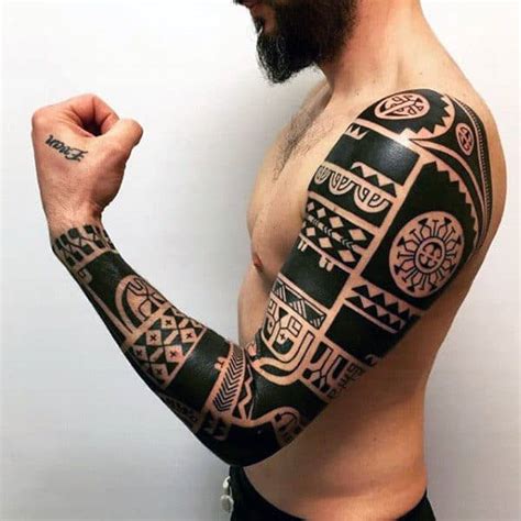We did not find results for: 75 Tribal Arm Tattoos For Men - Interwoven Line Design Ideas