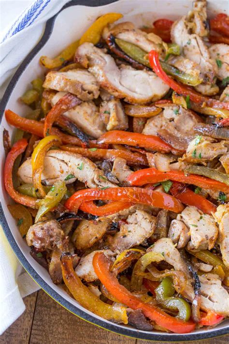 2,000 calories a day is used for general nutrition advice, but calorie. Chicken Fajitas | FaveSouthernRecipes.com