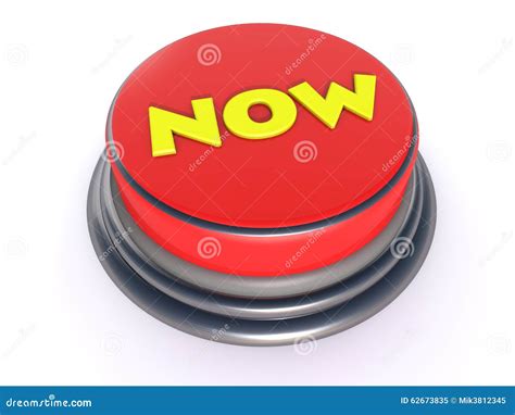 Red Button Now Stock Image Image Of Plan Isolated Sign 62673835