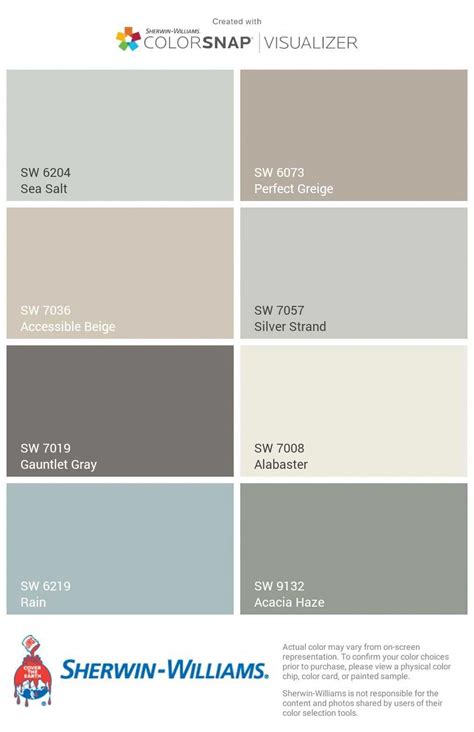 Sherwin Williams Sw Pearl Gray Paint Color Match Myperfectcolor My
