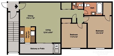 House Design 2 Bedroom With Floor Plan - Tabitomo