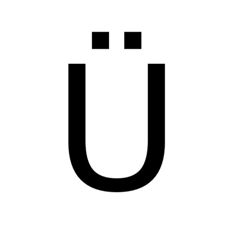 Ü | latin capital letter u with diaeresis | DejaVu Sans, Book @ Graphemica