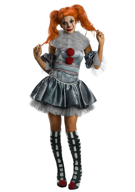 Explosion Style Low Price Pennywise Costume Kit It Female Adult Womens Halloween Clown Online
