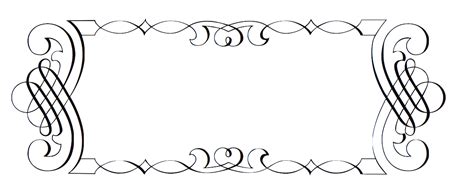 Scroll Border Vector Transparent Free Vector And Clipart Ideas