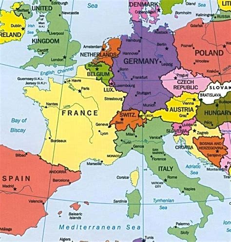 Pa Ses Da Europa E Suas Capitais Idiomas E Moedas Lugares E Passeios
