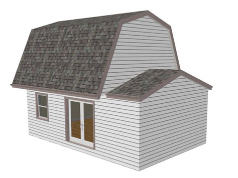 Updates to minimum credit scores announcement shed plans 10x20 free plans building workbench for garage 10x16 gambrel shed plans plans for a storage room in garage offset router table cabinet plan free. 2 Story 16 X 16 Gambrel Barn Plans How to Build DIY ...
