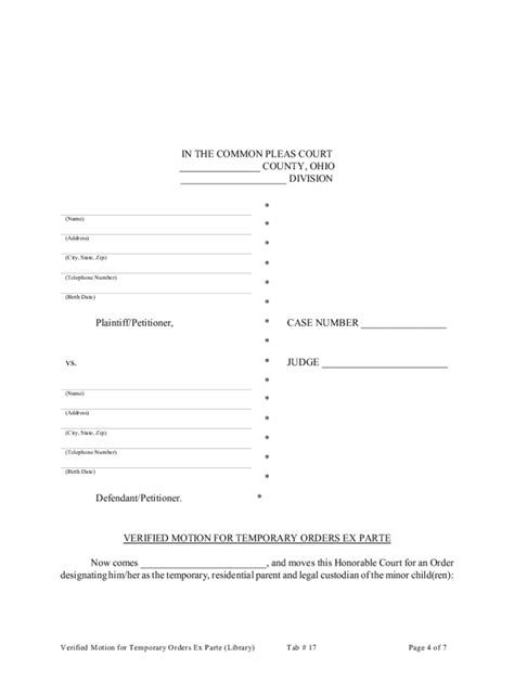 Ohio Emergency Custody Forms Fill Out And Sign Online Dochub