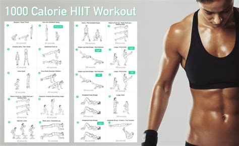 the 1000 calorie hiit workout is more like a challenge because i m sure not everyone can finish