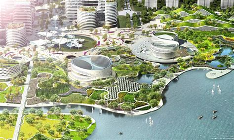 Binhai Eco City Master Plan Tianjin China Evolo Architecture