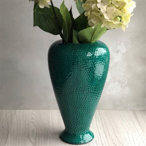 Green Art Deco Style Vase By The Contemporary Home