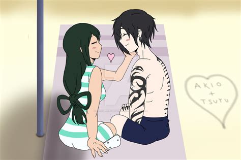 Akio X Tsuyu A Day At The Beach By Cheshirecat2186 On Deviantart