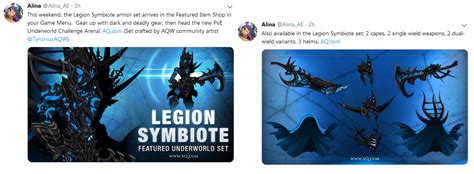 Legion Symbiote Set Coming To Aqw This Weekend Raqw