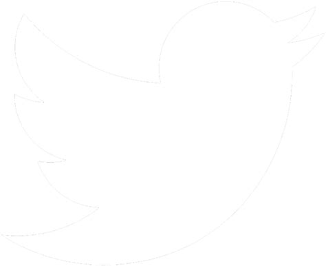 Download Logo Twitter Png Blanc White Twitter Logo Transparent