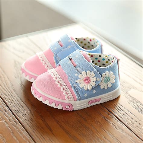 2017 New Cute Colorful Baby Girls Soft Sole Baby Toddler