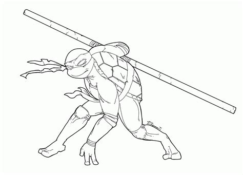 Ninja Turtle Leonardo Coloring Page - Coloring Home
