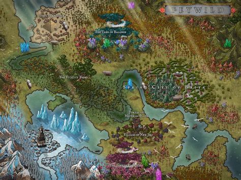 Shadowfellfeywild Mirror Region Maps Inkarnate Map Dungeon Maps
