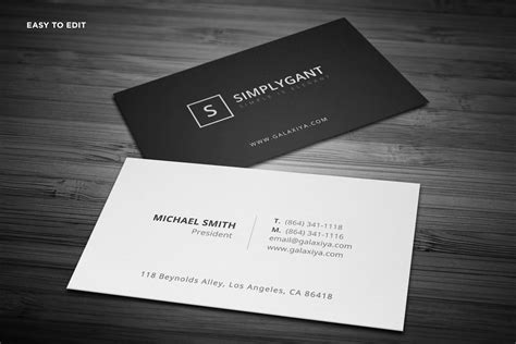 Simple Individual Business Cards Creative Business Card Templates