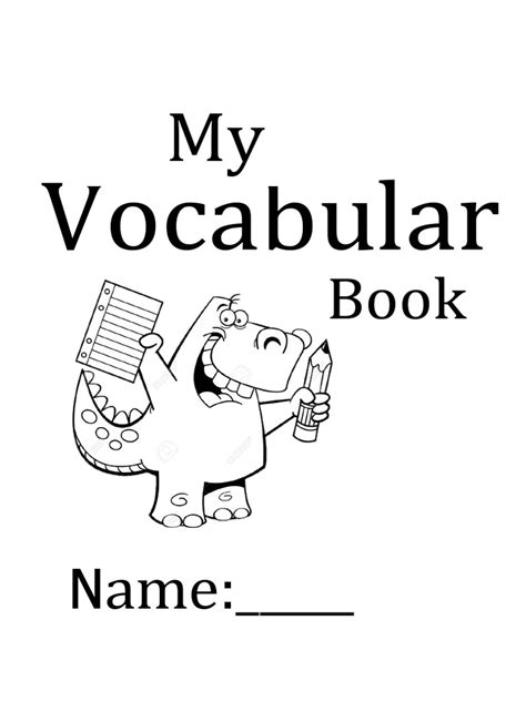 My Vocabulary Book Pdf Vocabulary Learning To Read