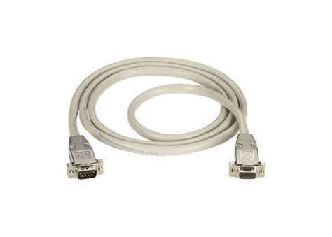 Black Box 10ft Rs232 Db9 Mf Straight Through Shielded Serial Cable 10